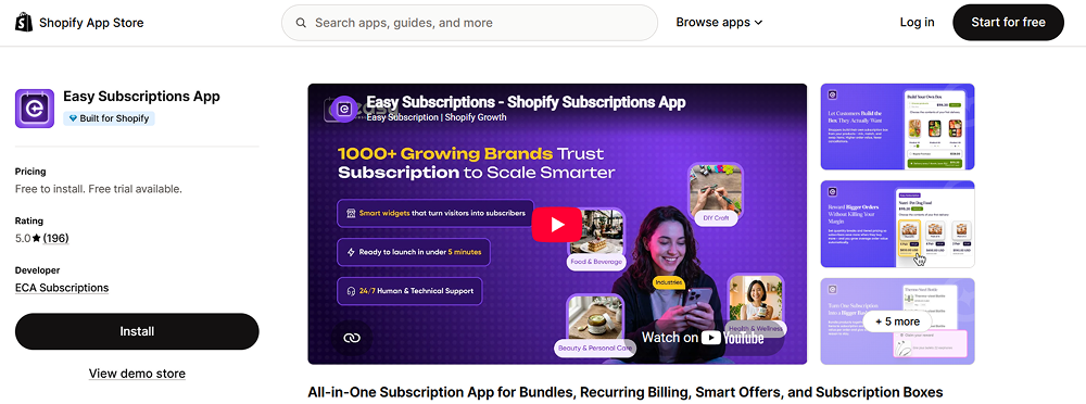 Easy Subscriptions Product Swap Feature